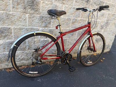 Raleigh 24-speed aluminum hybrid commuter bike S / M for 5’5” to 5’10” 1