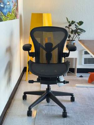 Herman Miller Aeron Remastered Size A Office Chair Fully Loaded W/ Posture Fit * 2