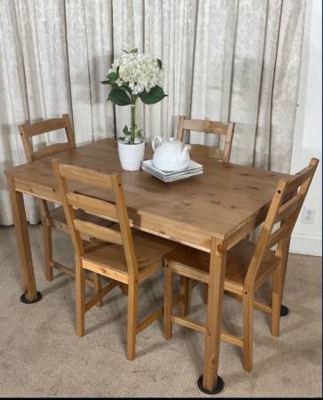 Compact Kitchen Dining Table with 4 Chairs PERFECT FOR SMALL PLACE! 1
