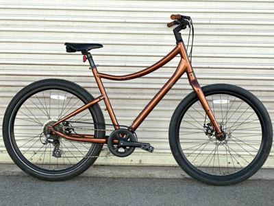 Momentum Vida Comfort Cruiser Bike - Metallic Copper - Mechanical Disc 1