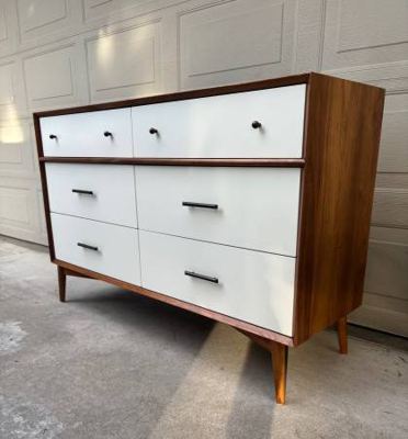 west Elm acorn bedroom dresser chest drawers DWR mid century style 1