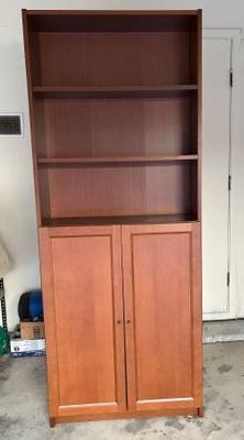 Ikea bookcase with doors 1