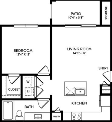 Studio for rent — 9019 N Lake Creek Pkwy, Austin 3