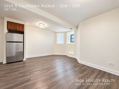 2 BR for rent — 1449 N California Ave, Chicago 4