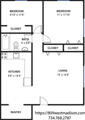 2 BR for rent — 809 W Madison St #6034757, Ann Arbor 8