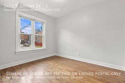 2 BR for rent — 5451 S Justine St #1, Chicago 3